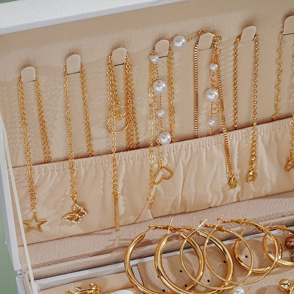 86pcs Jewelry Set, Including Necklaces, Earrings, Rings