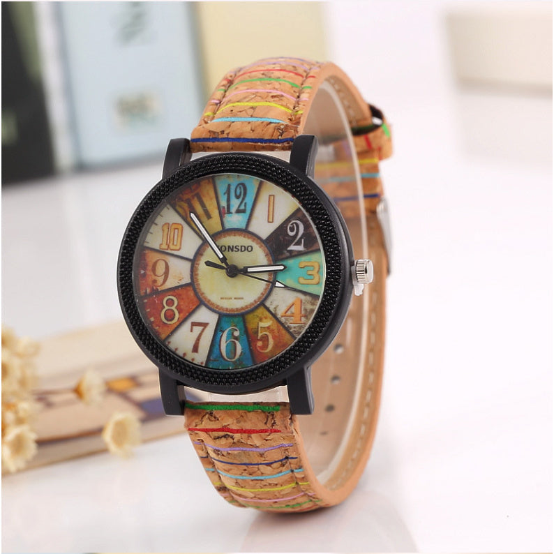 Leather Women Quartz Wrist Watch