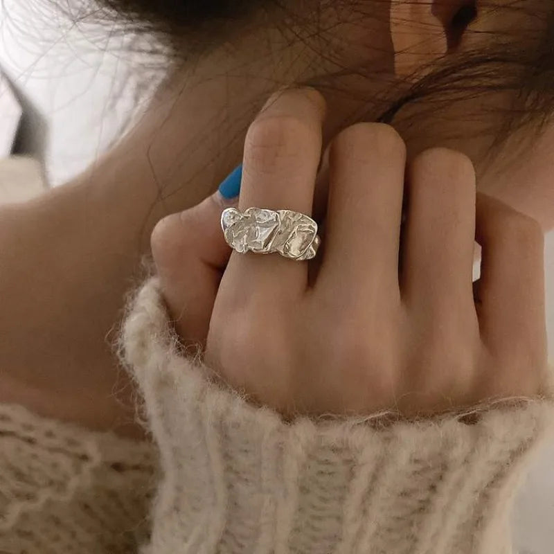 New Silver Color Ring for Women
