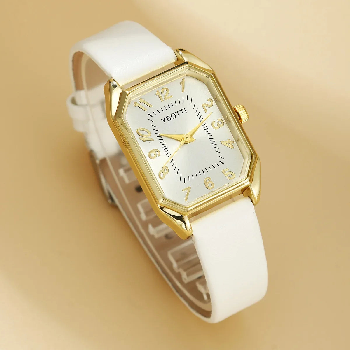 Luxury Fashion Square Women's Watches Brand Ladies Quartz Wristwatch Jewelry Set