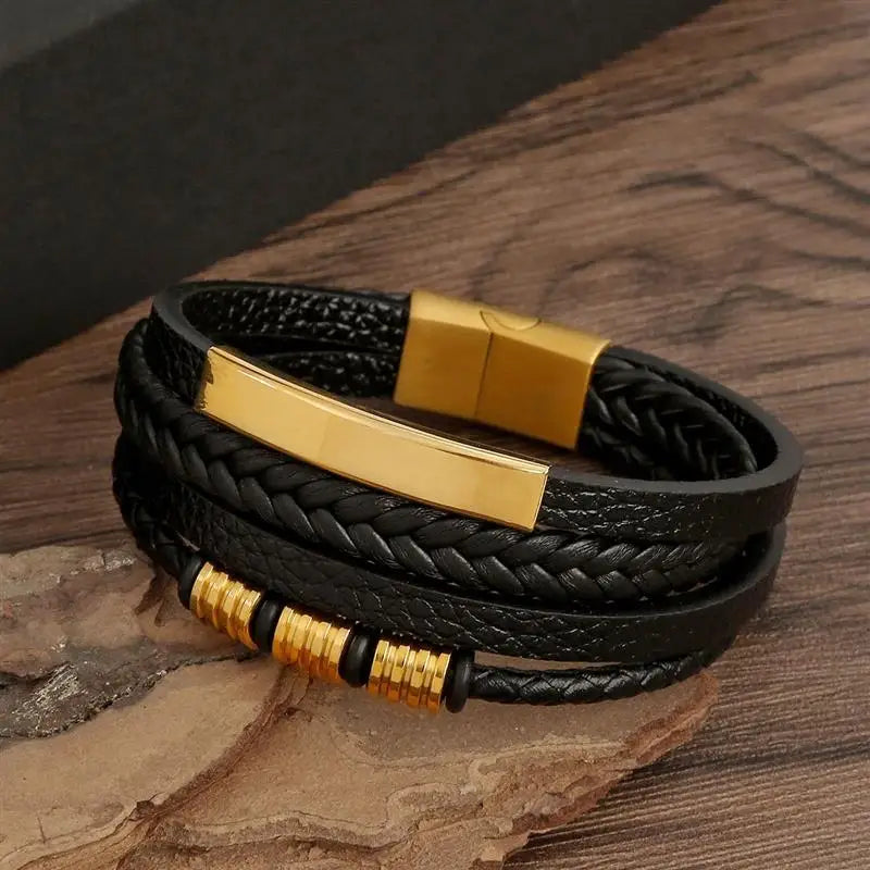Leather Bracelet New Style Hand-woven