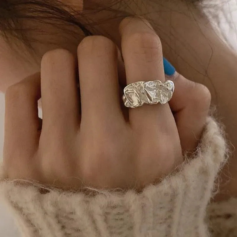 New Silver Color Ring for Women