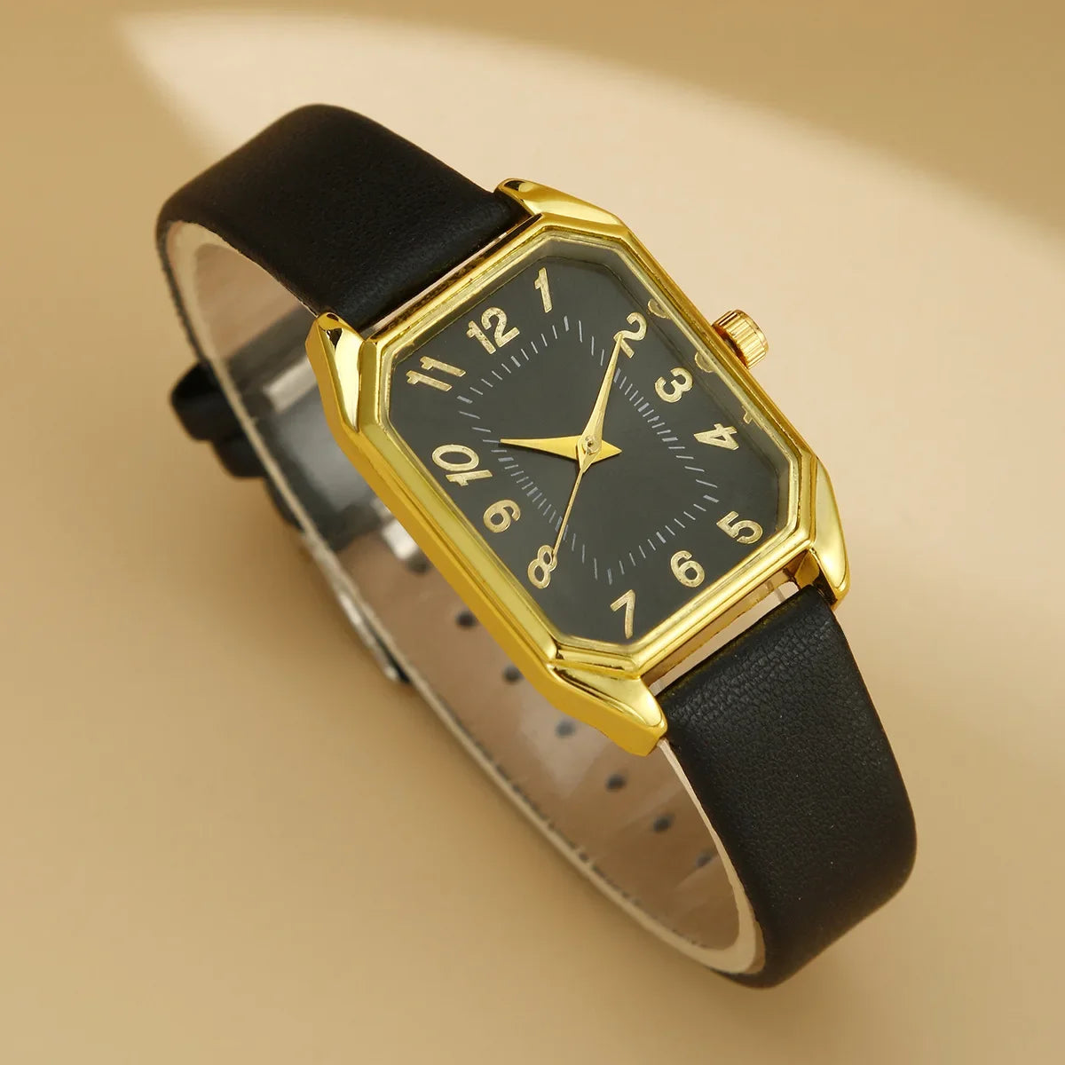 Luxury Fashion Square Women's Watches Brand Ladies Quartz Wristwatch Jewelry Set