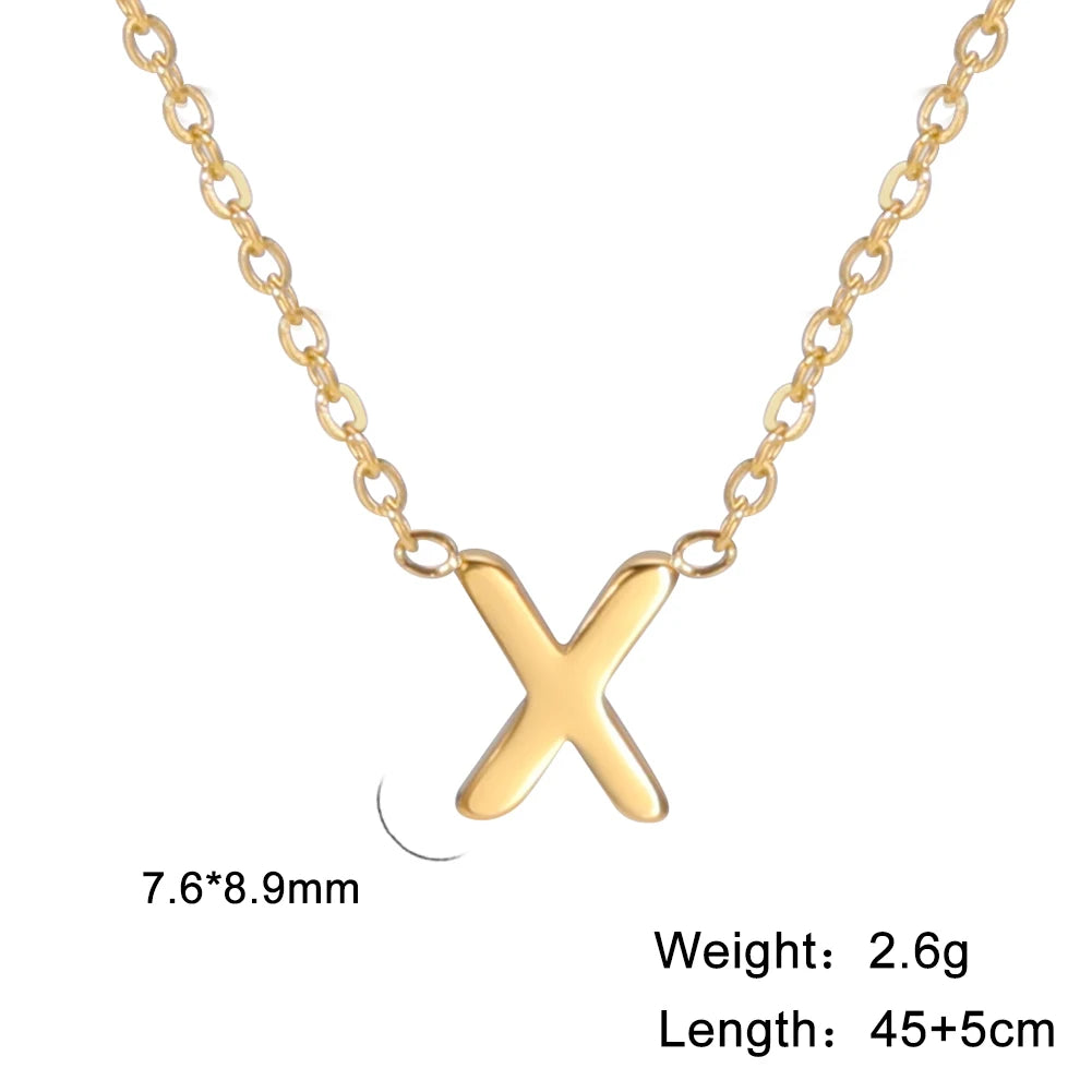 Letter Necklace for Women