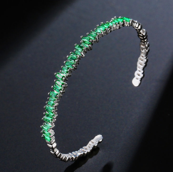 micro-inlaid zircon bracelet