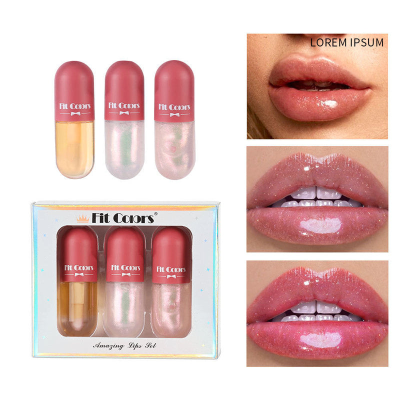 Day Night Instant Volume Lip Plumper Oil Clear Lip Beauty Cosmetic