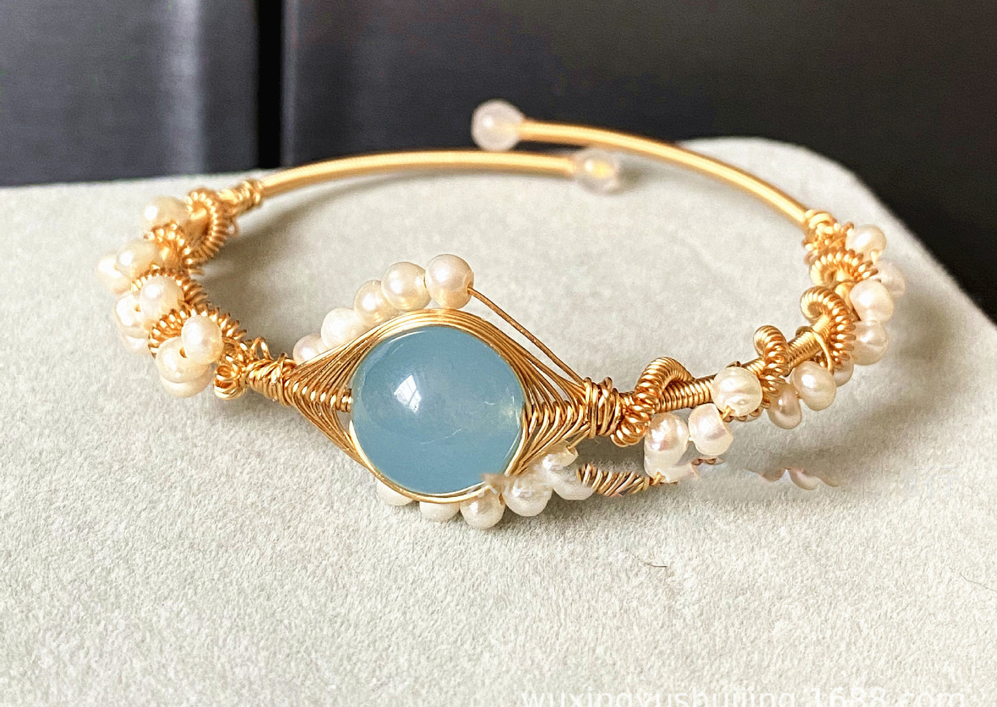 14K Gold Wrapped Handmade Bracelet