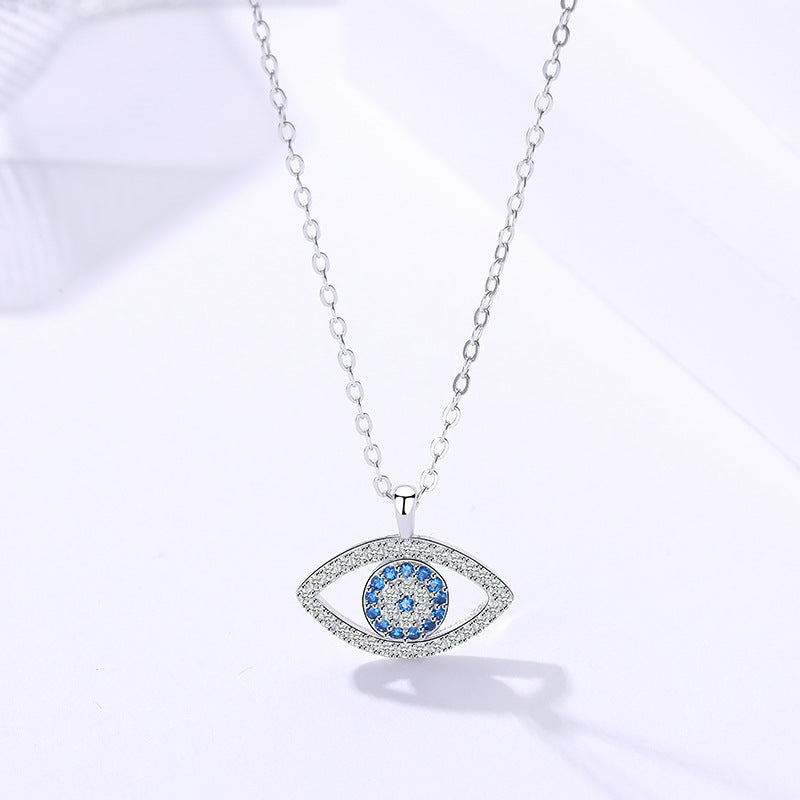 s925 Sterling Silver Demon Eye Necklace