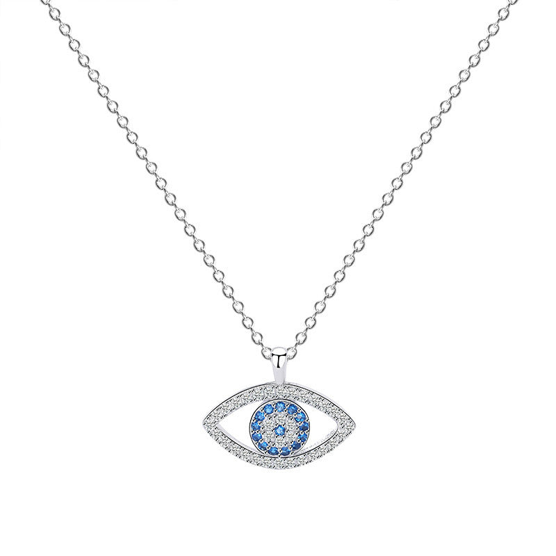 s925 Sterling Silver Demon Eye Necklace