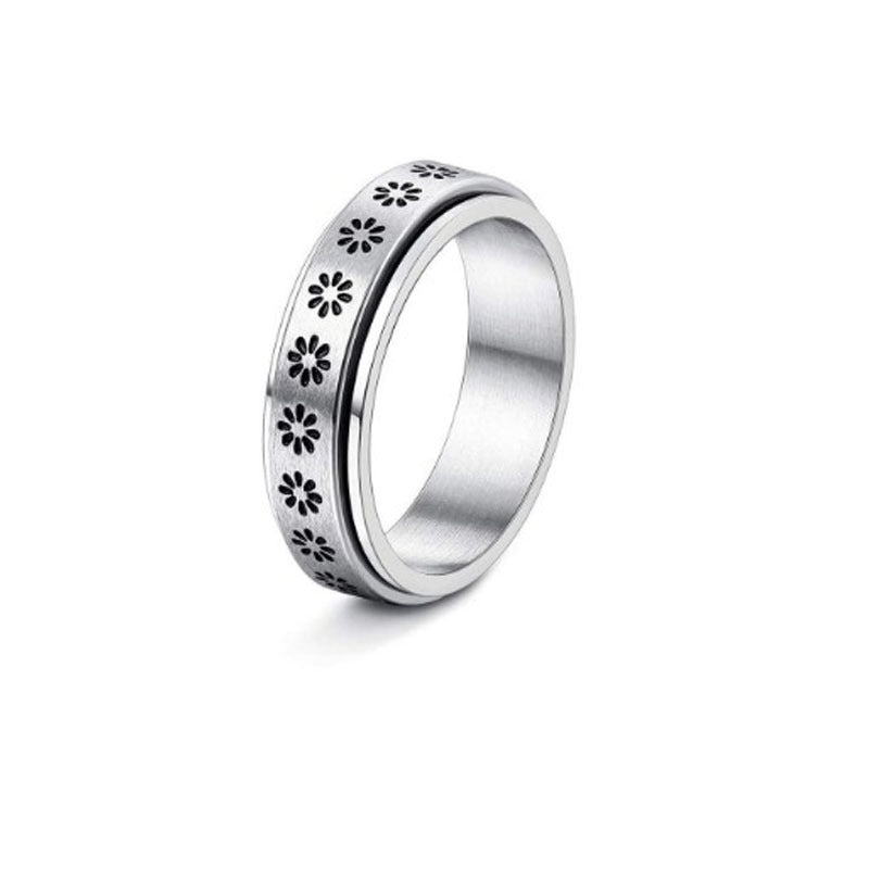 Stainless Steel Rotatable Spinner Ring