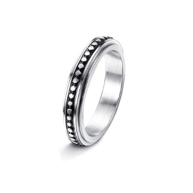 Stainless Steel Rotatable Spinner Ring