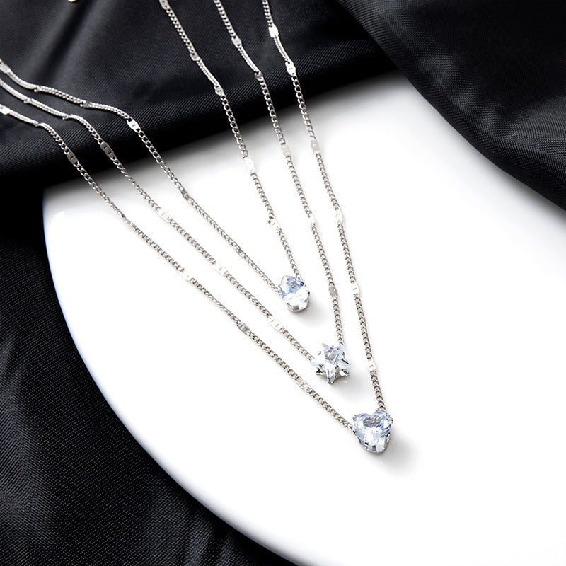 Crystal Zirconia Necklace Set