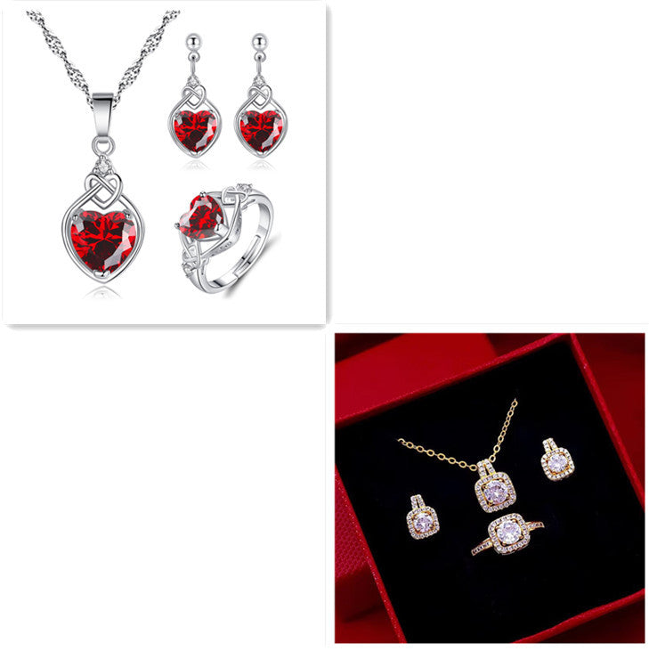 Fashion Jewelry Set Zircon Gem