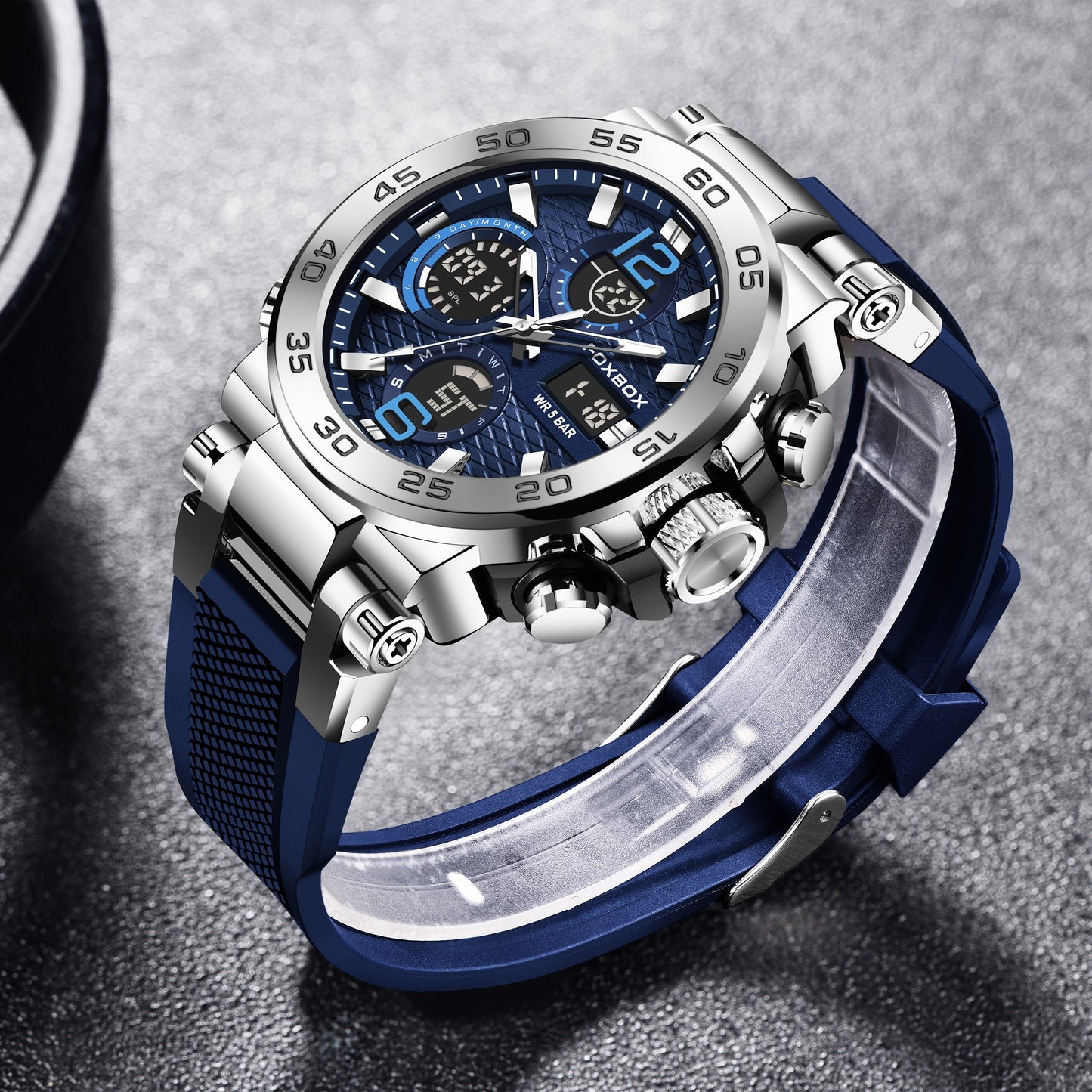 Men's Sports Watch, Chronograph Multifunction