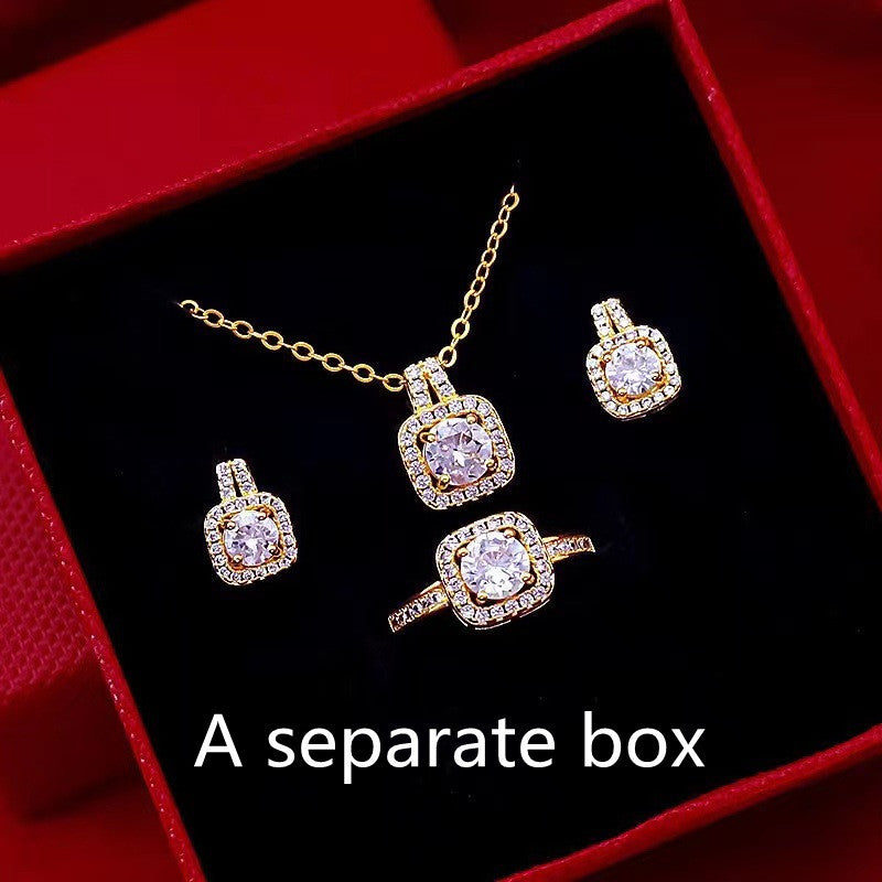 Fashion Jewelry Set Zircon Gem