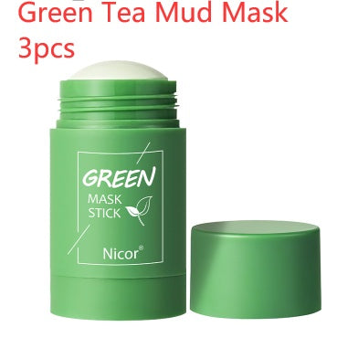 Cleansing Green Tea Mask Oil Control Anti-Acne Whitening Seaweed Mask