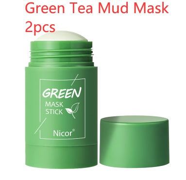 Cleansing Green Tea Mask Oil Control Anti-Acne Whitening Seaweed Mask