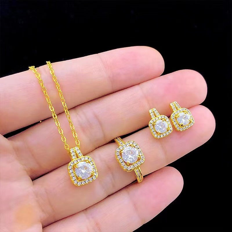 Fashion Jewelry Set Zircon Gem