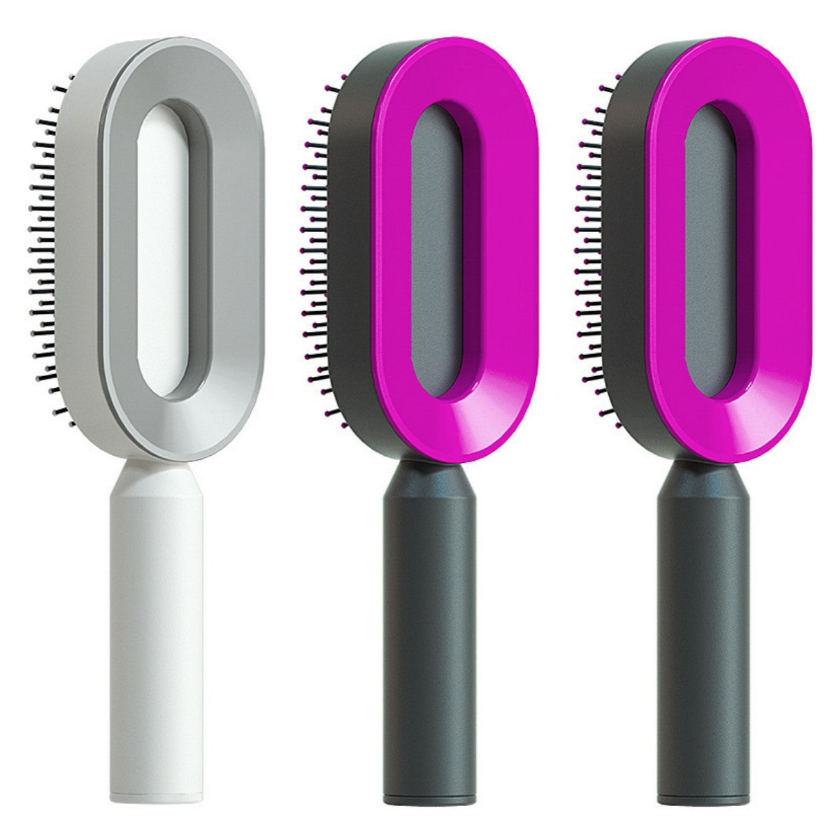 Self Cleaning Hair Brush One-key Cleaning Hair Loss Airbag Massage Scalp Comb