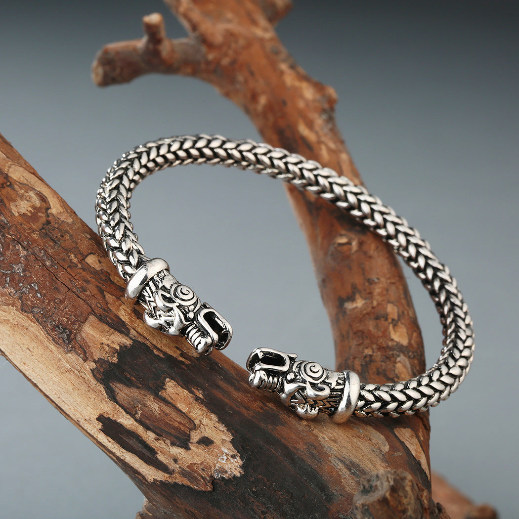 Handcrafted Stainless Steel Bracelet