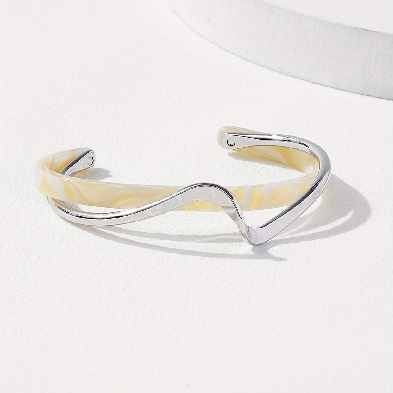 18K Gold Plated Wave Shape bracelet