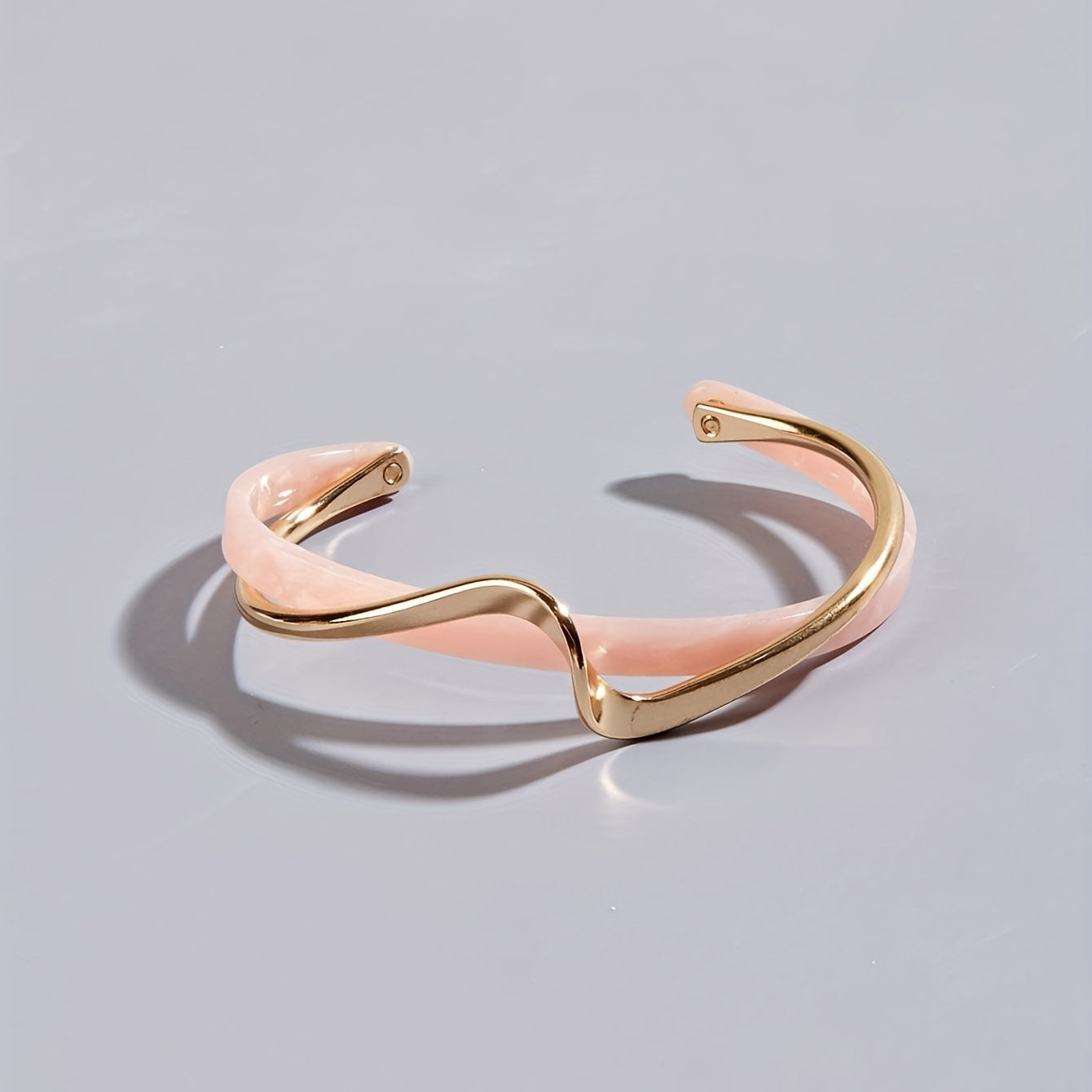 18K Gold Plated Wave Shape bracelet