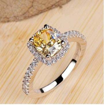 Ring White Gold Color