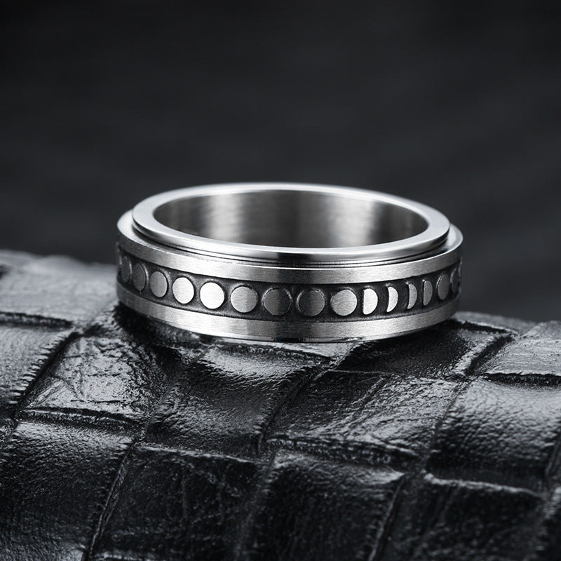 Stainless Steel Rotatable Spinner Ring