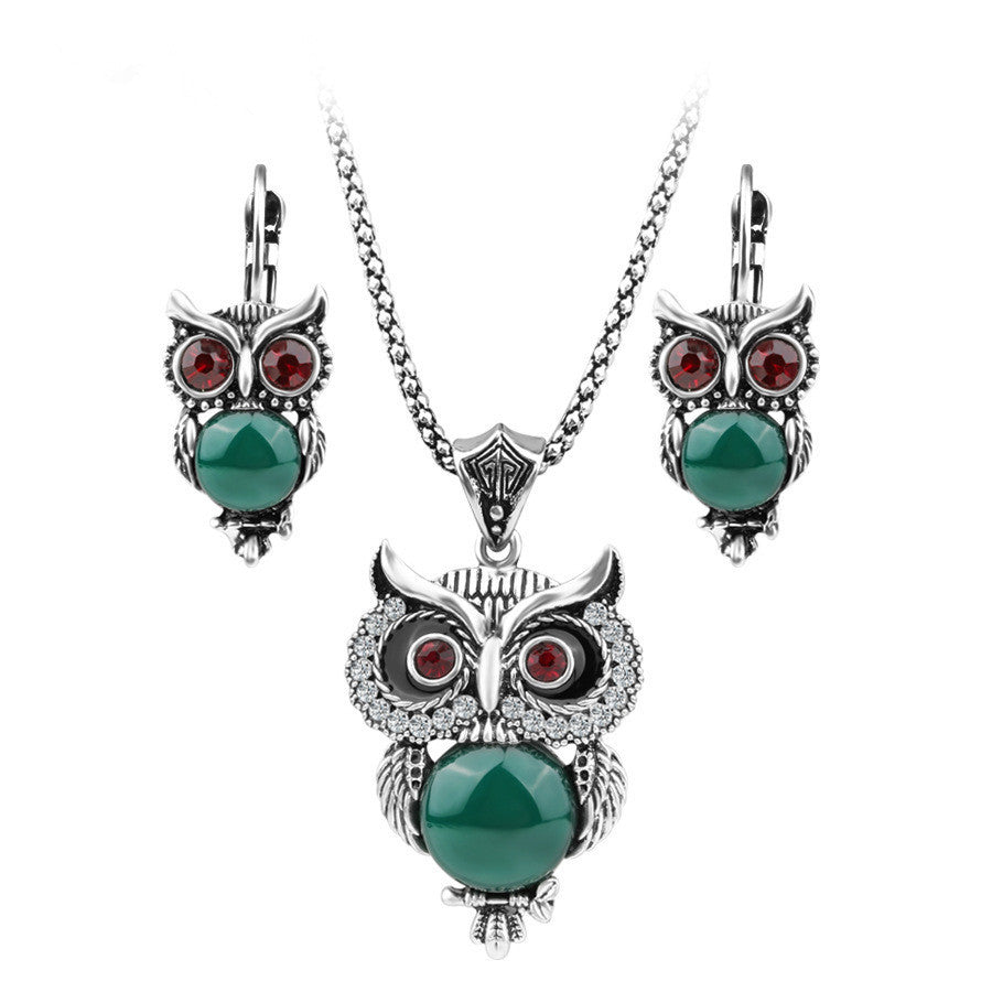 Creative Owl Sets Necklaces Earrings