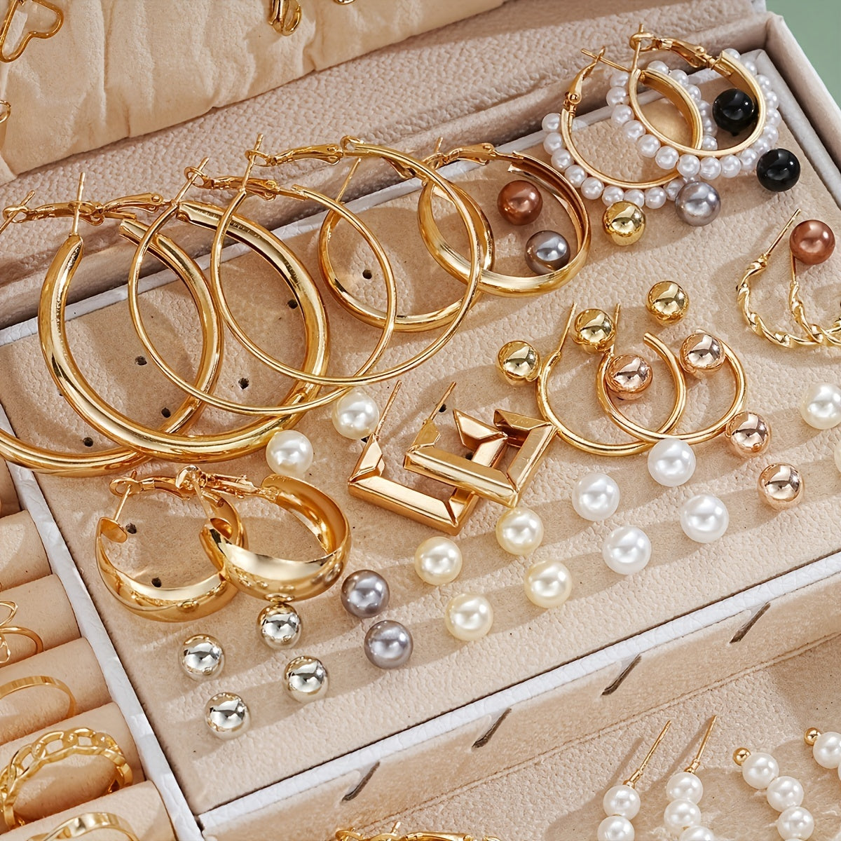 86pcs Jewelry Set, Including Necklaces, Earrings, Rings
