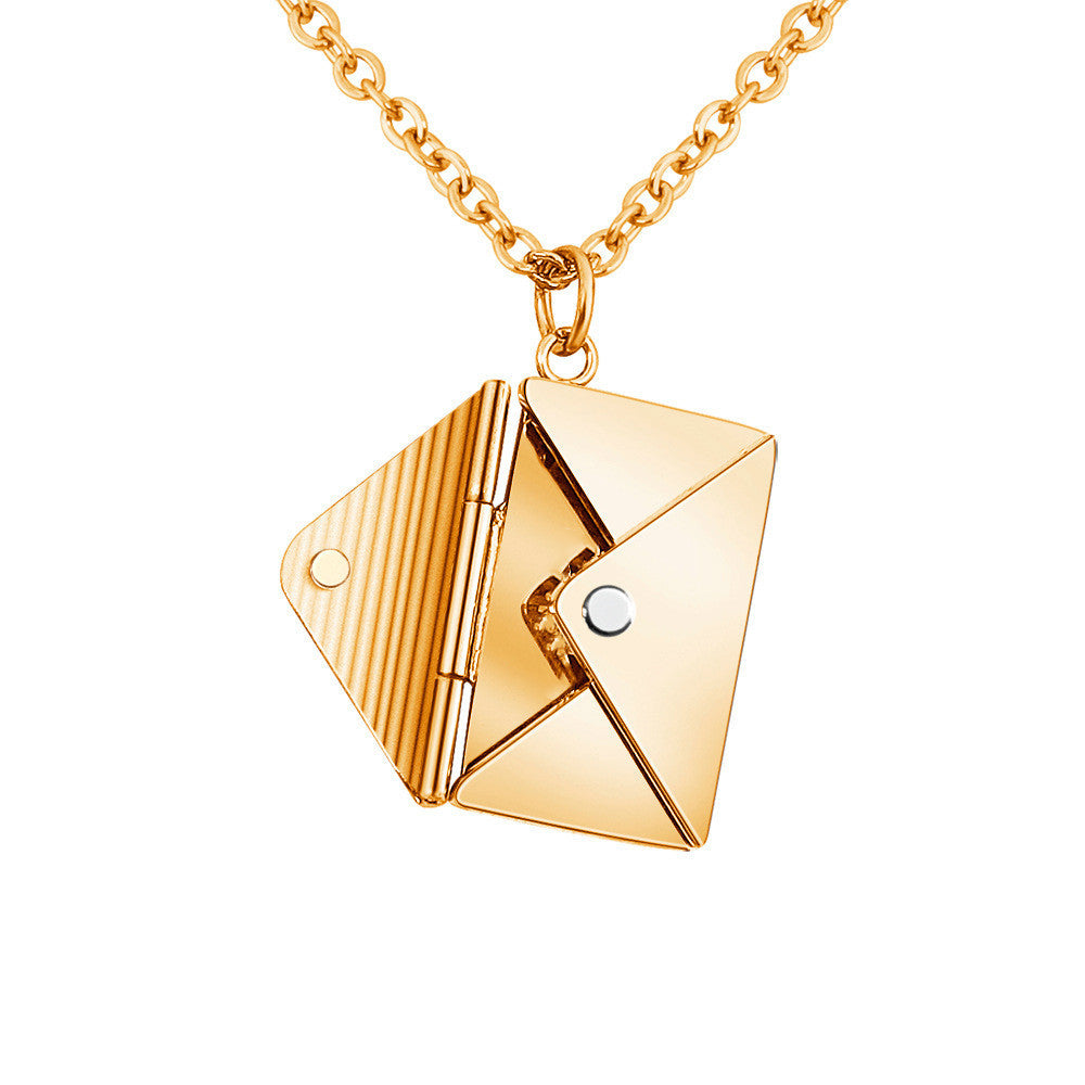 Envelop Necklace Best Gifts For Girlfriend