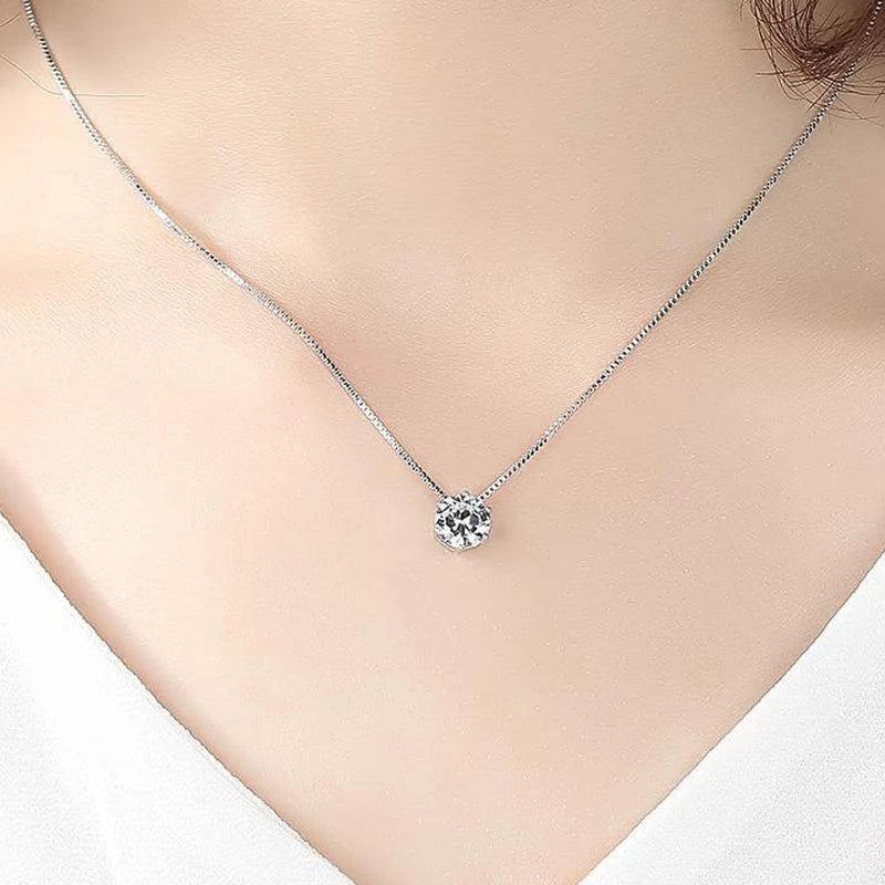 925 Sterling Silver Necklace For Women