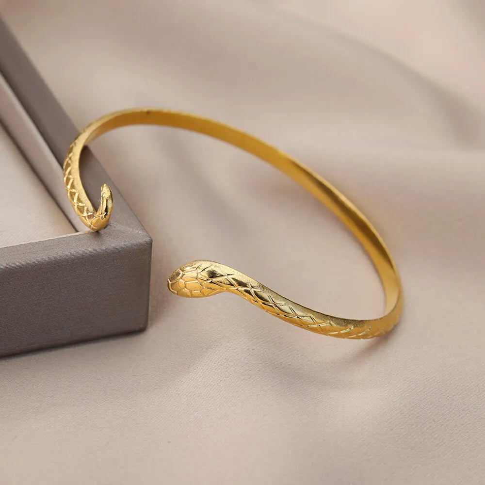 Vintage Snake Bangle Bracelet For Women