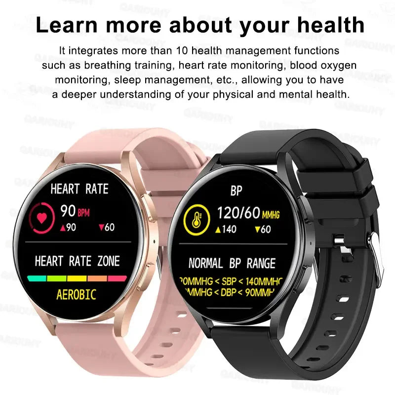 2024 Smartwatch Full Touch Blood Pressure Blood Oxygen Bluetooth Call Sports  Women