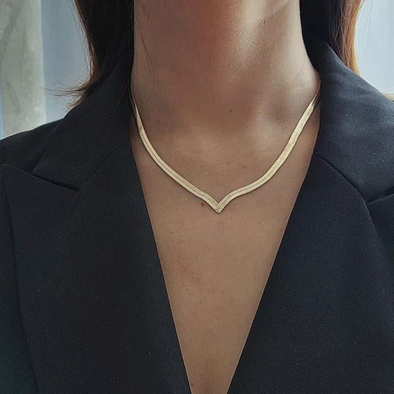 Simple Creative V-shaped Necklace For Women