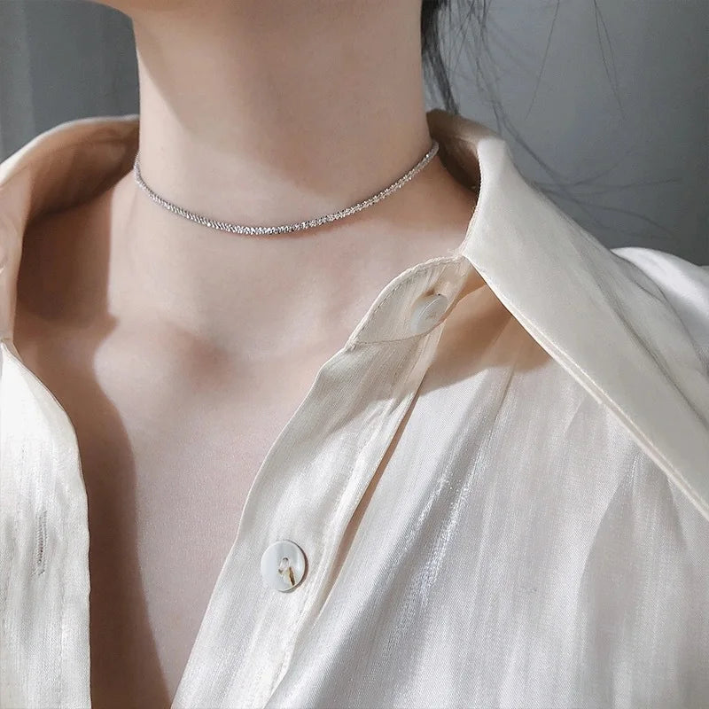 Clavicle Chain Choker Necklace For Women