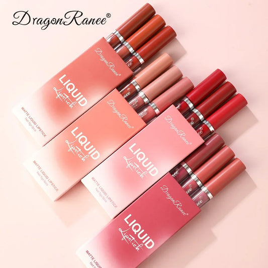 Lipsticks Set Make Up For Women Beauty Cosmetics Matte Lipsticks Waterproof Long lasting