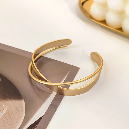 New Design Gold Plated Mobius Bracelet