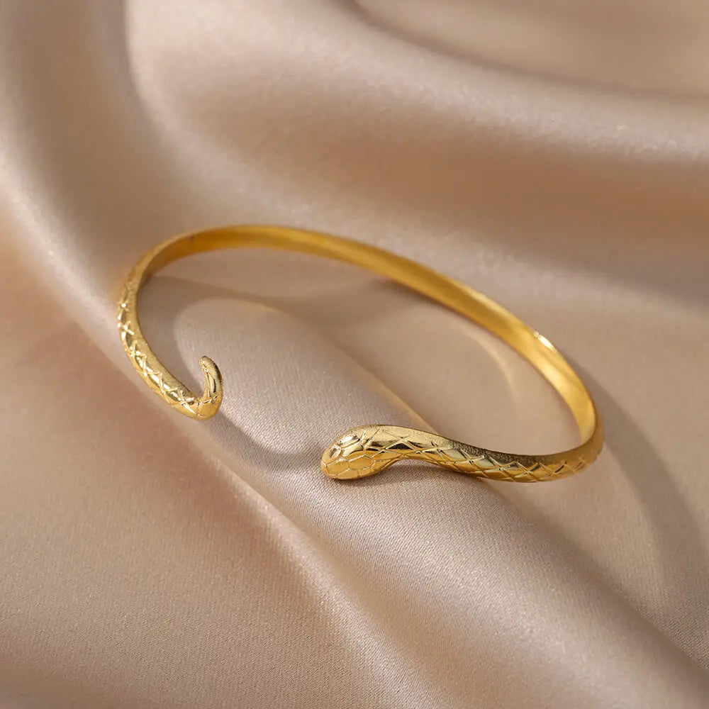 Vintage Snake Bangle Bracelet For Women