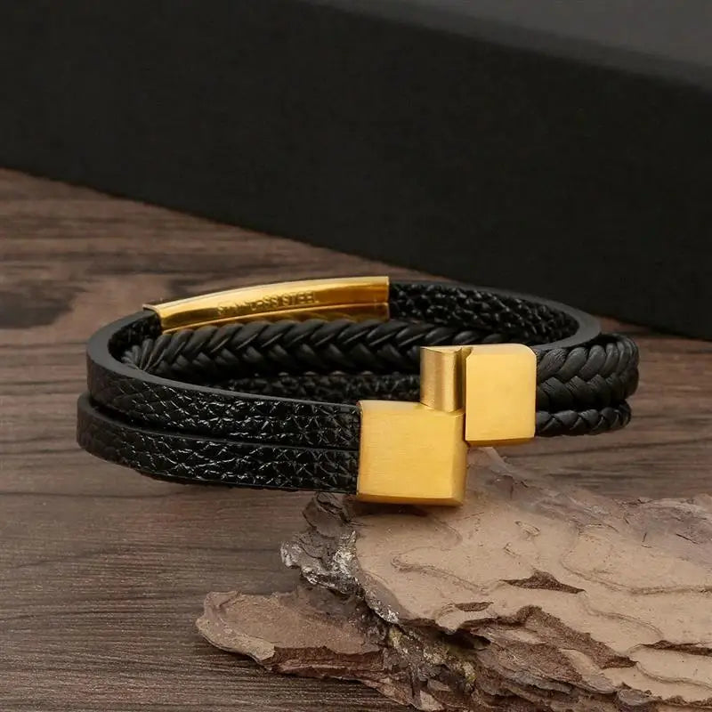 Leather Bracelet New Style Hand-woven