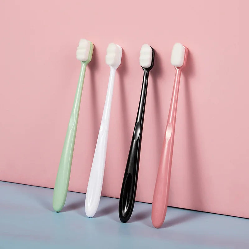 Ultra-fine Soft Toothbrush Million Nano Bristle Adult Tooth Brush Teeth Deep Cleaning