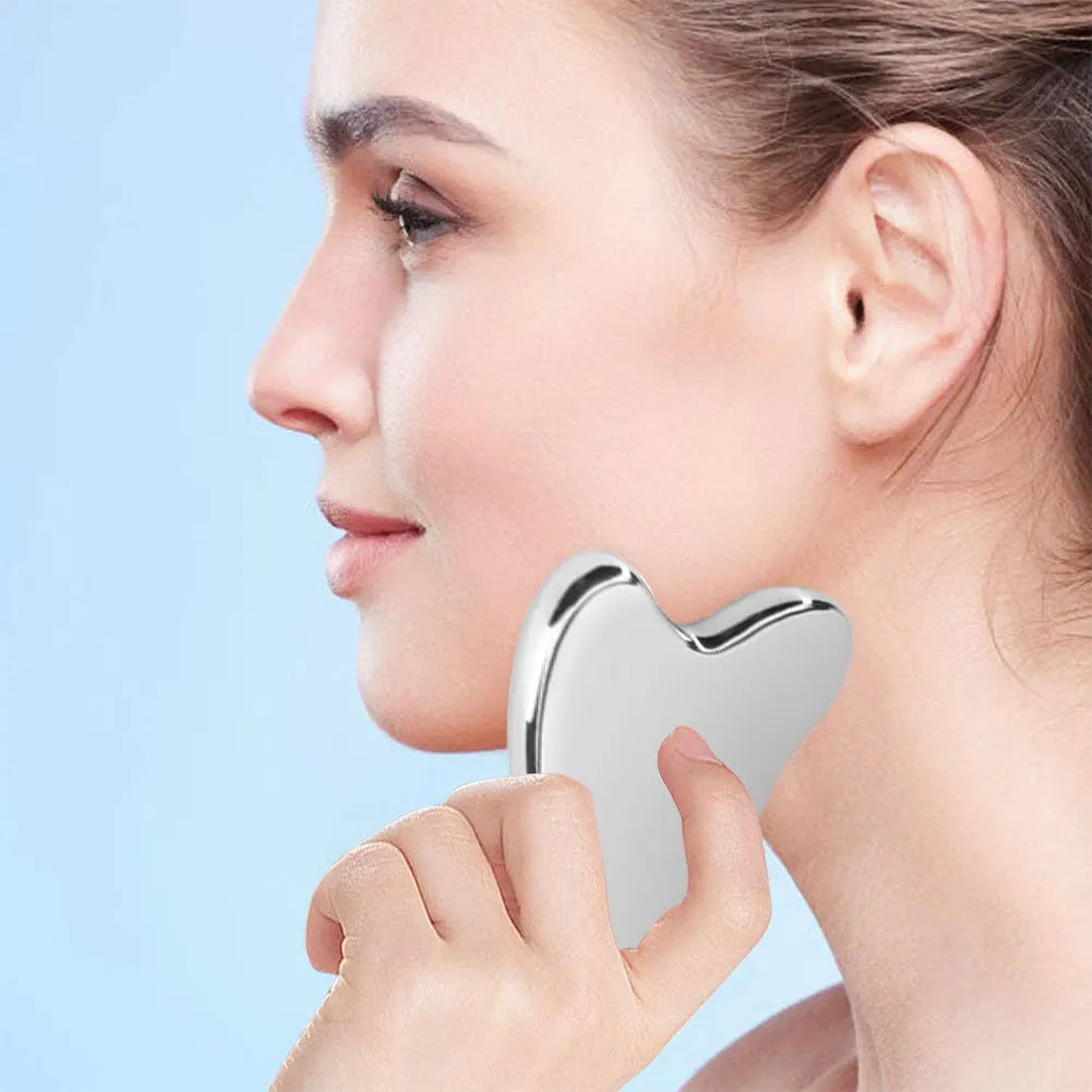 Stainless Steel Gua Sha Scraper Massager For Face Neck Body Guasha Massage