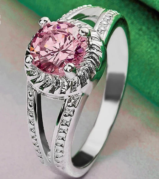 Pink Saly Rings for Women