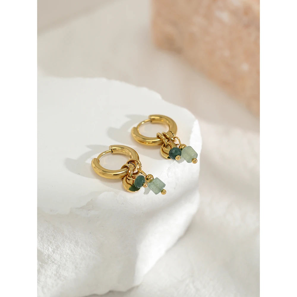 18K Gold Plated Hoop Earrings