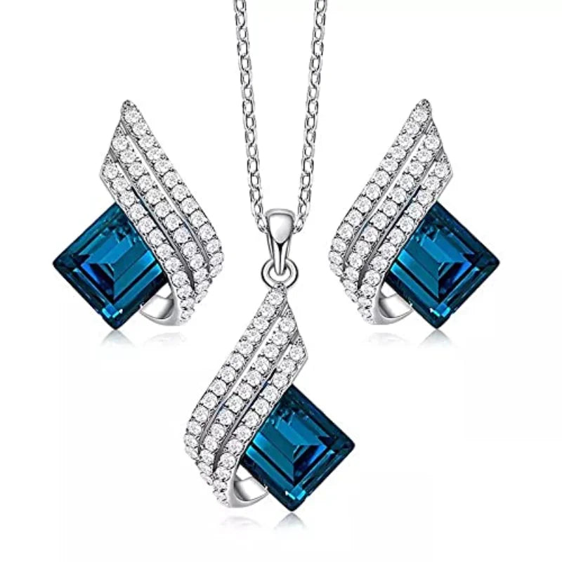 3pcs/set Necklace Earrings