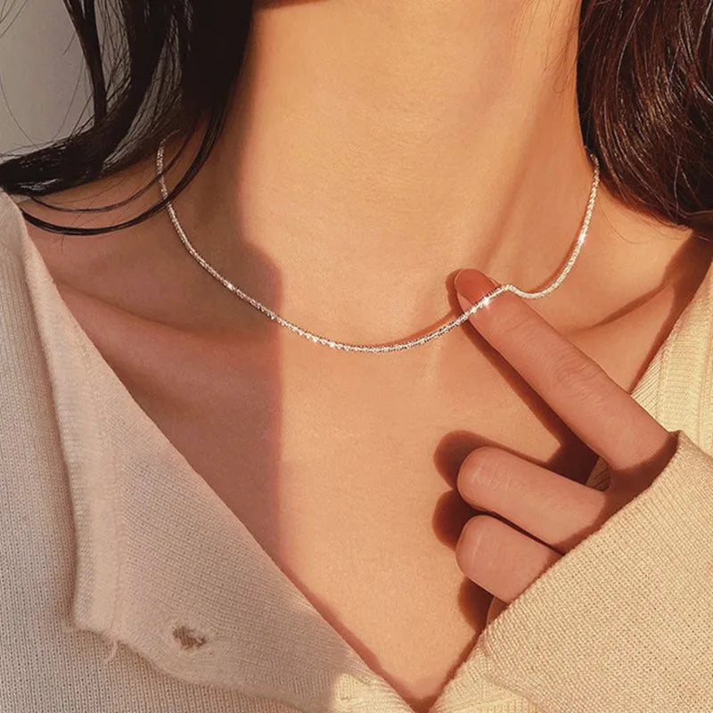 Clavicle Chain Choker Necklace For Women