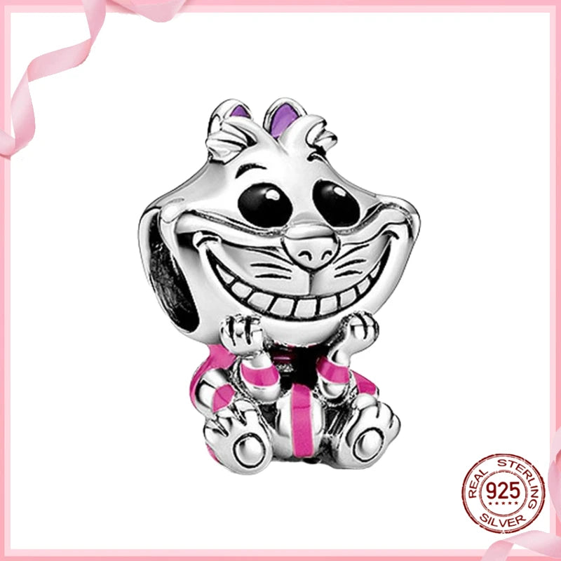 DISNEY HEROCROSS Alliance Mickey Mouse Minnie Plata De Ley 925 Silver Charms Beads Fit Pandora 925 Bracelets Jewelry DIY Gifts