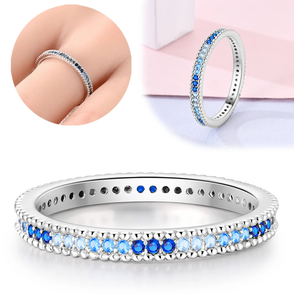 New 925 Sterling Silver Rings Heart Daisy Flower for Women