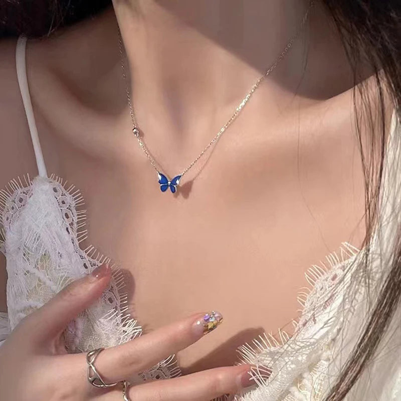 Mood Necklaces Butterfly Pendant Necklace