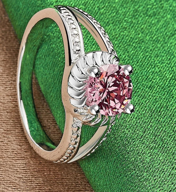 Pink Saly Rings for Women